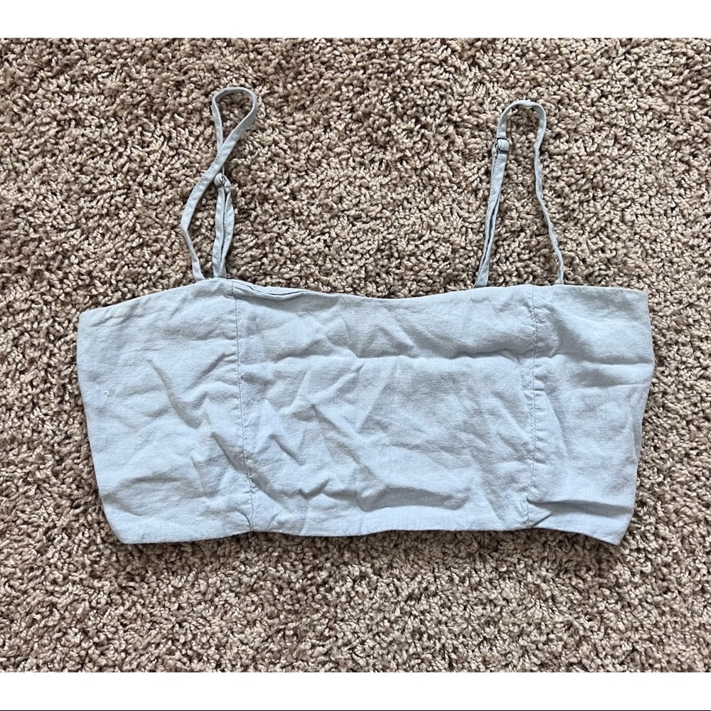 Brandy Melville Baby Blue Top